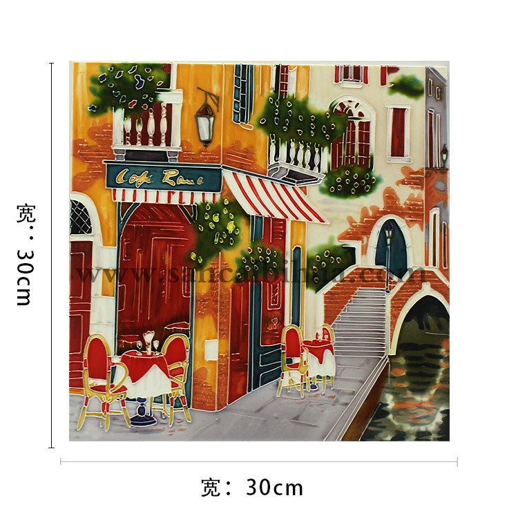 歐美三彩瓷板畫尺寸